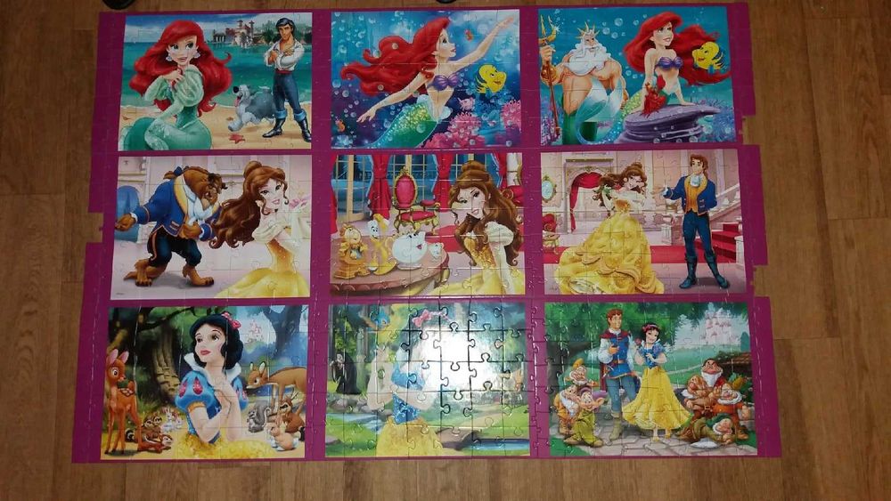 Игровой набор Disney Пазлы Принцессы 348 дет