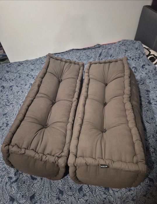 2 encostos para sofá Modular em algodão Yebel