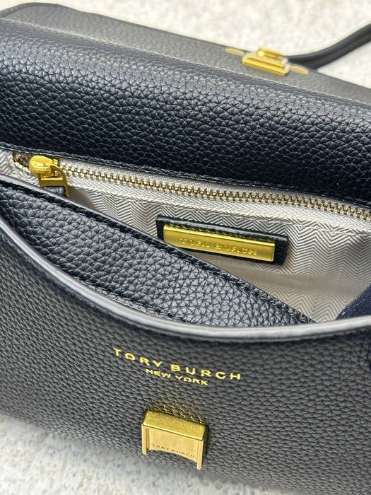 Шкіряна сумка Tory Burch Britten Crossbody Black / Тори Берч Оригинал