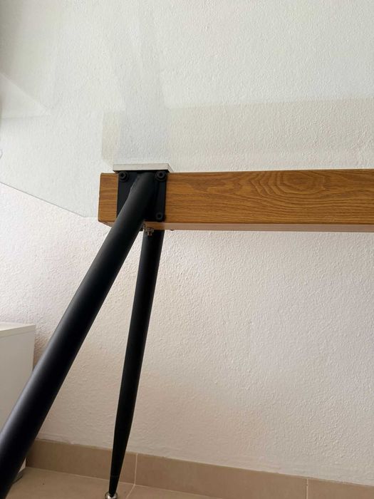 mesa de vidro para sala 140x90