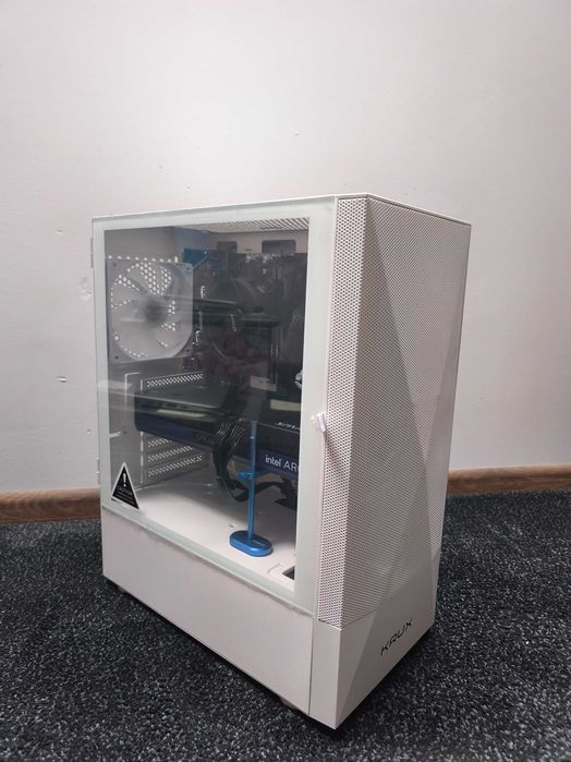 Komputer gamingowy AMD Ryzen 5 3500 ASRock A520M SSD 480GB RAM 16GB Arc Sparkle A750 Krux Vako Idealny na komunię