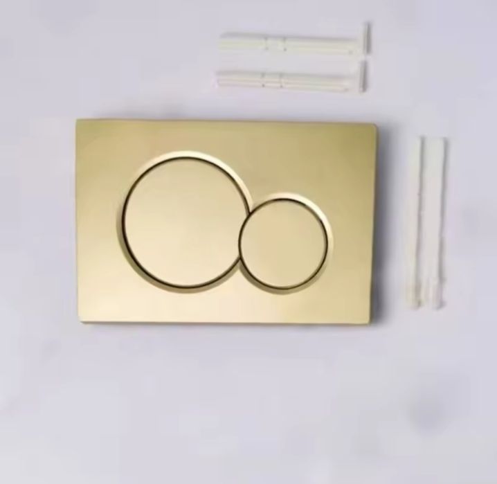 przycisk pasujący do Geberit sigma złoty mat gold