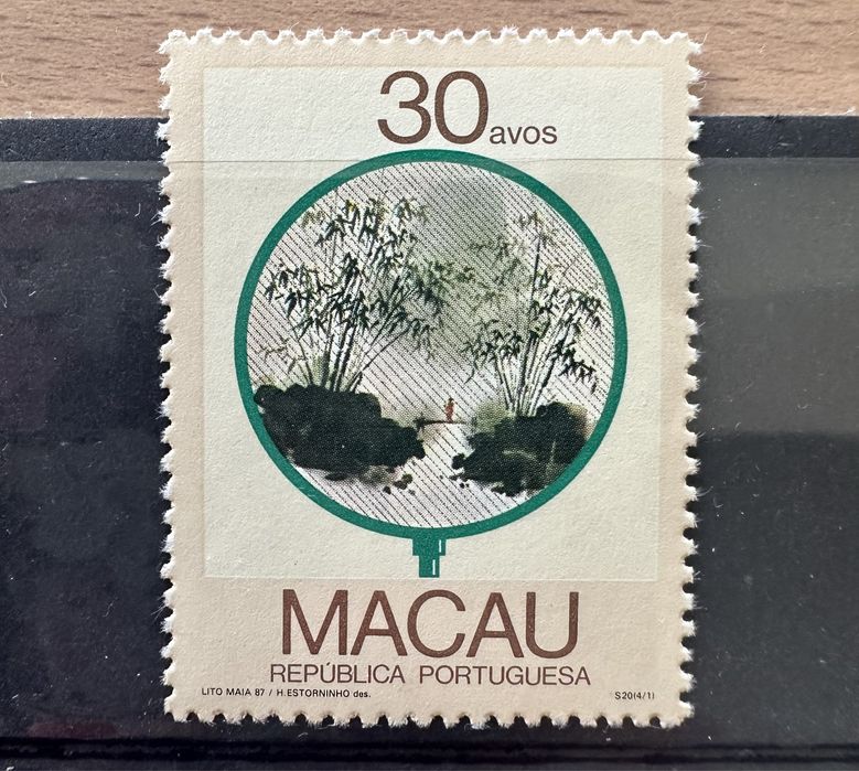 Selos Leques da Regiao 1987 - Macau