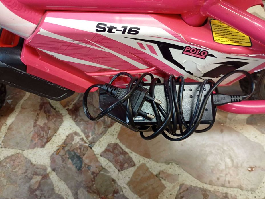 Mini Cross elektryczny POLOVOLT ST-16 (Różowy)+akumulator+ładowarka