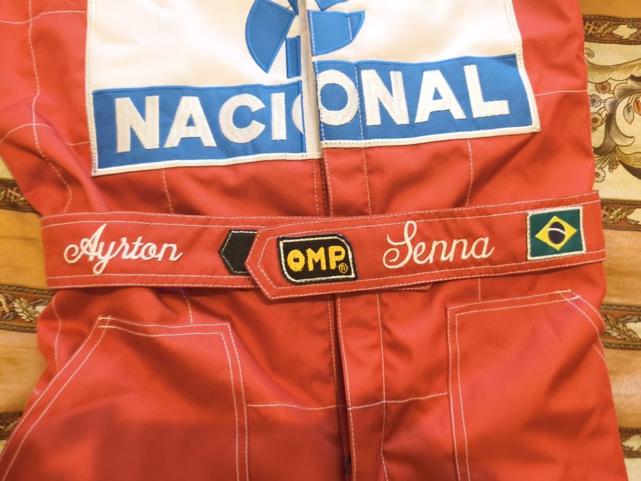 Kart fato de kart McLaren Honda Ayrton Senna sparco Boss OMP