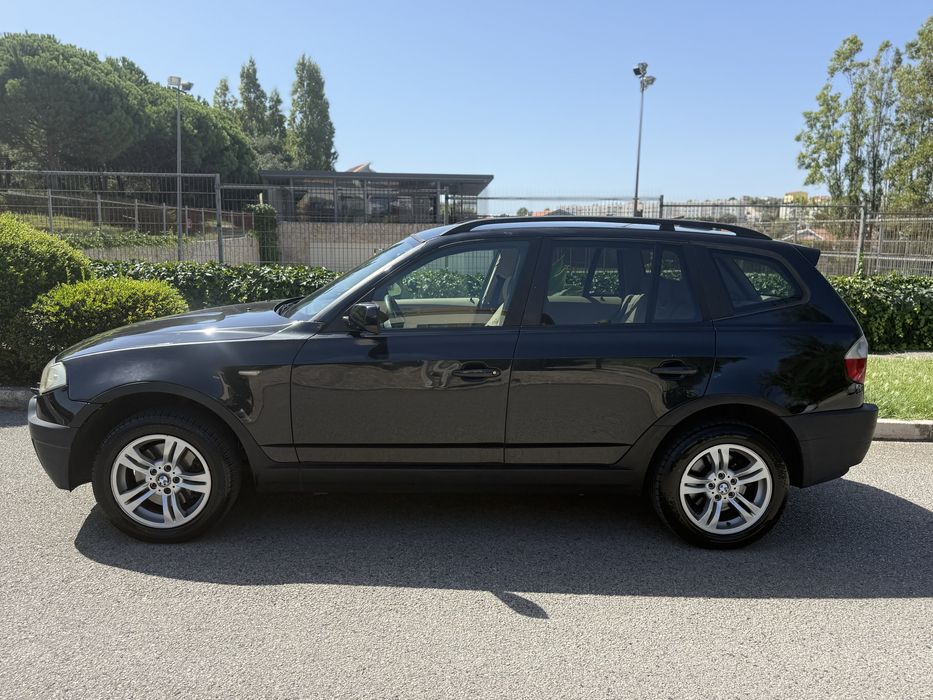 BMW X3  Nacional 2.0 Diesel ano 2005 Preto com estofos Camel Muito Estimado — photo 2
