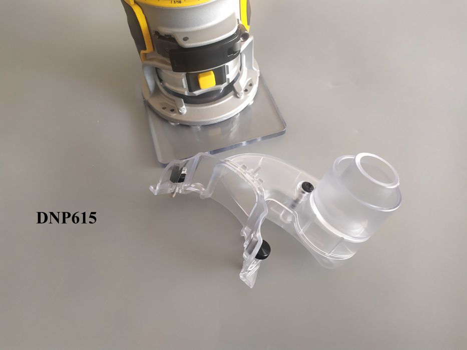 Кромочний фрезер DeWALT DCW600B та аксесуари до нього
