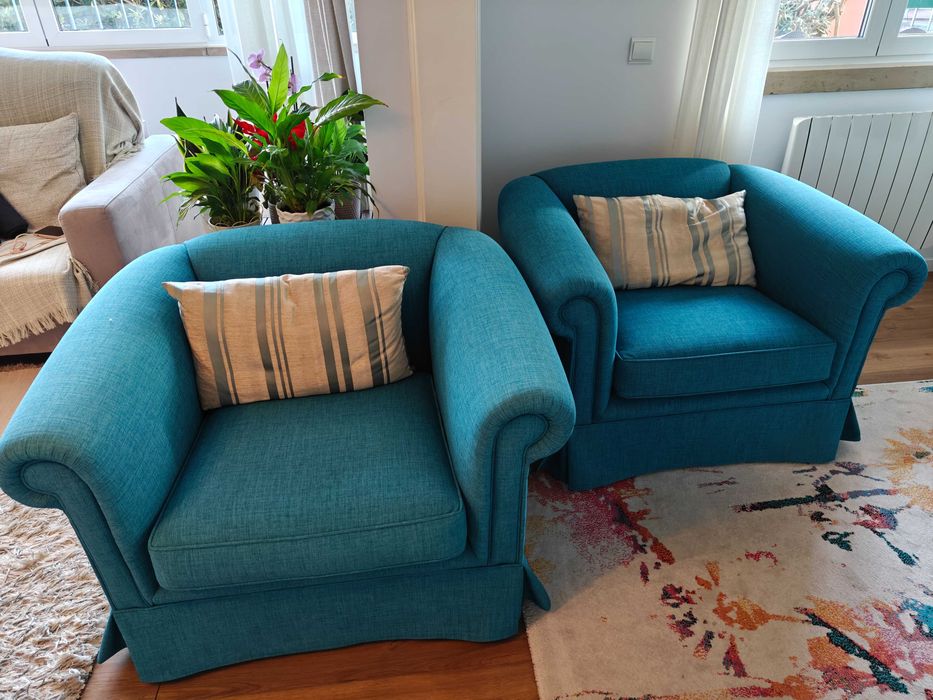 [Urgente] Cadeirão/ Sofá - Azul (Quantidade 1)