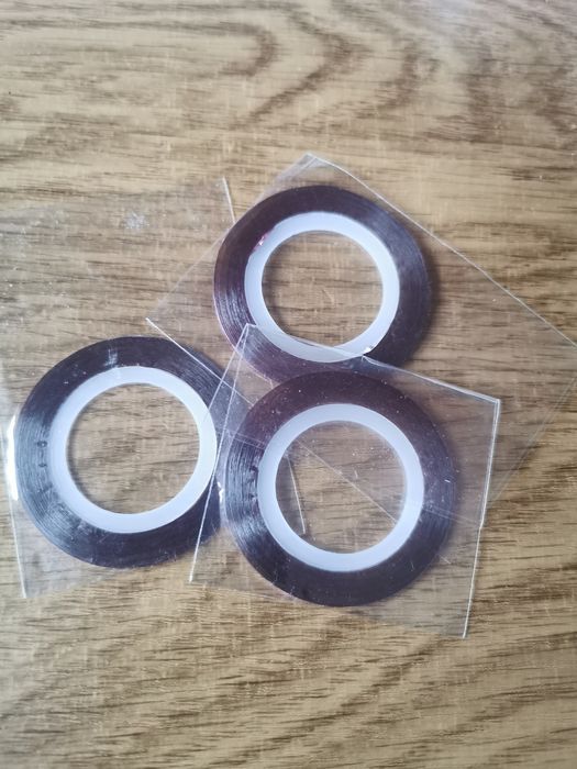 Tasiemki do zdobień paznokci 3 szt