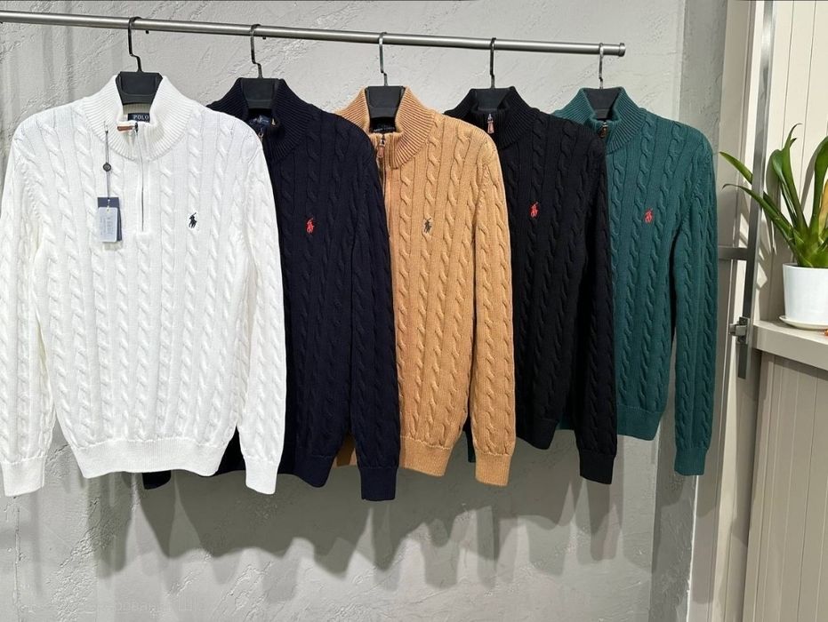 Светр Polo Ralph Lauren 1/3 | напів замок поло ральф лаурен худі

Розм