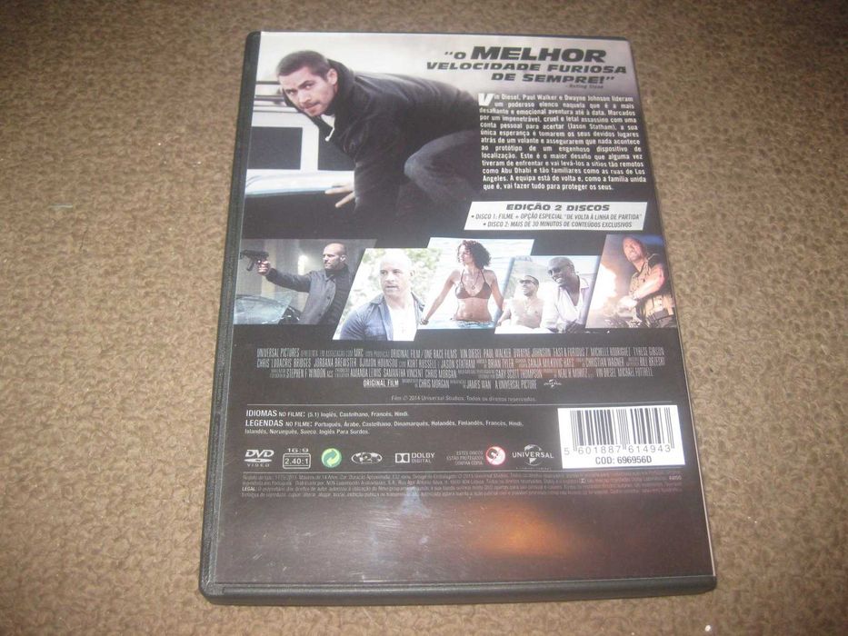 "Furious 7" Starring Paul Walker in a Special 2-DVD Edition64751006181761121