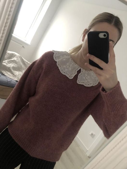 Светрик теплий з коміром