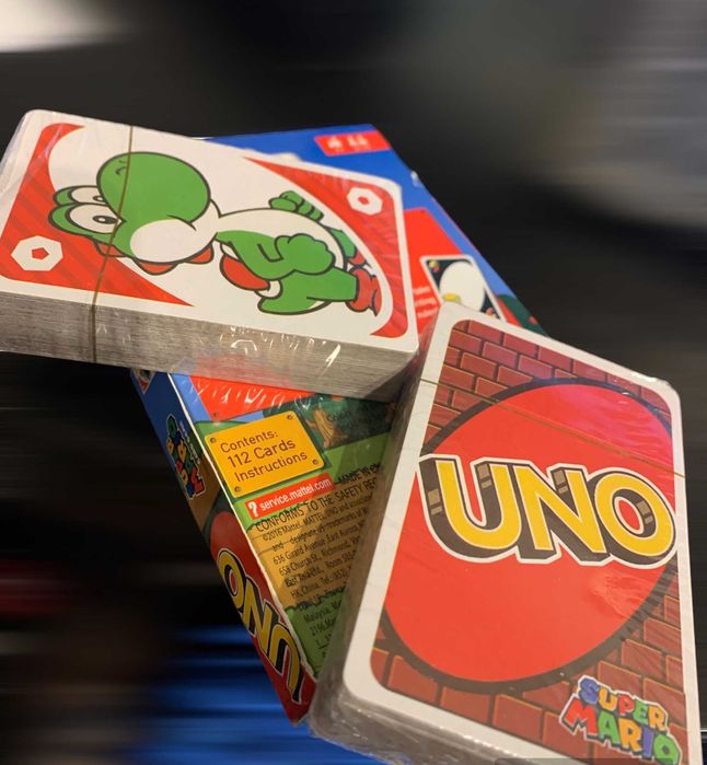 Gra Karciana Uno Super Mario Bros Karty do gry Gra Planszowa nie flip