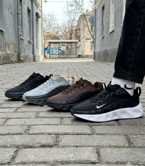 Кросівки Nike Ava Rover All Black (41-45) — стильні чоловічі Найк Ава Ровер, чорні, легкі, дихаючі, літні