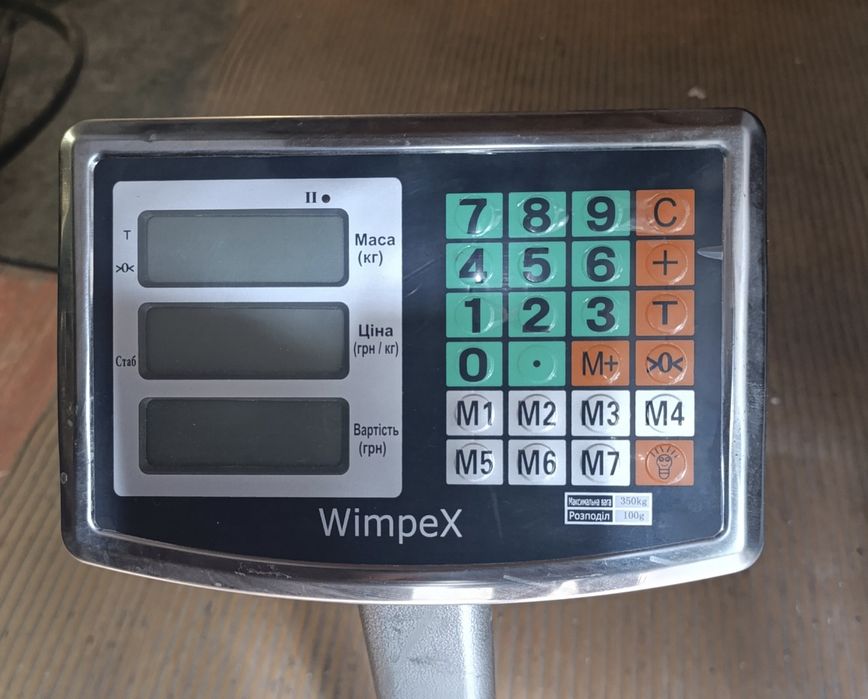 Весы электронныее Wimpex  на 350 кг