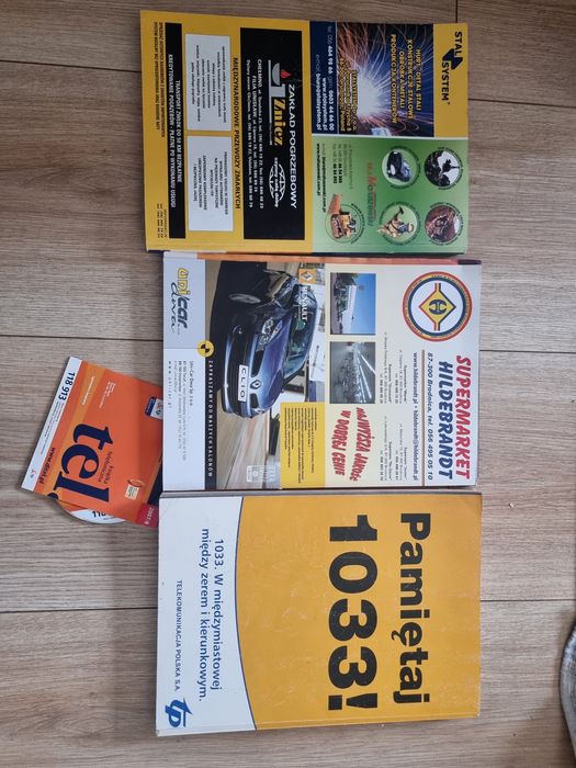 Książki telefoniczne Toruń tp 2001 2005 2007