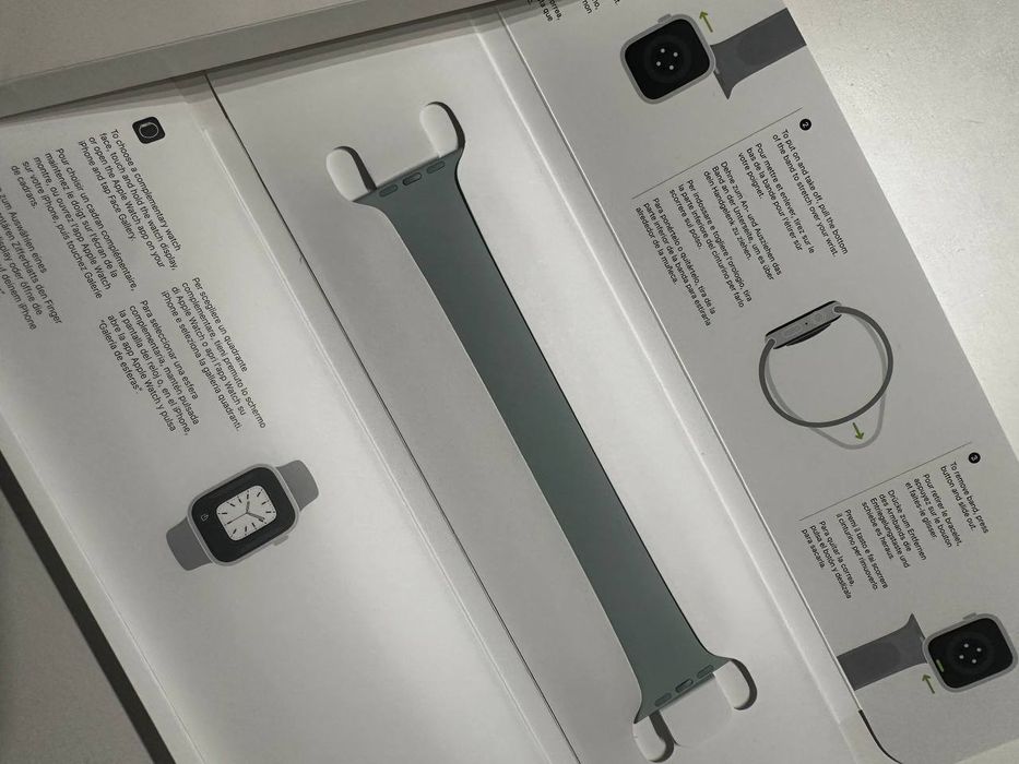 Apple Solo Loop Agave 44/45/46/49 mm, rozmiar 10 – Oryginał, nowy