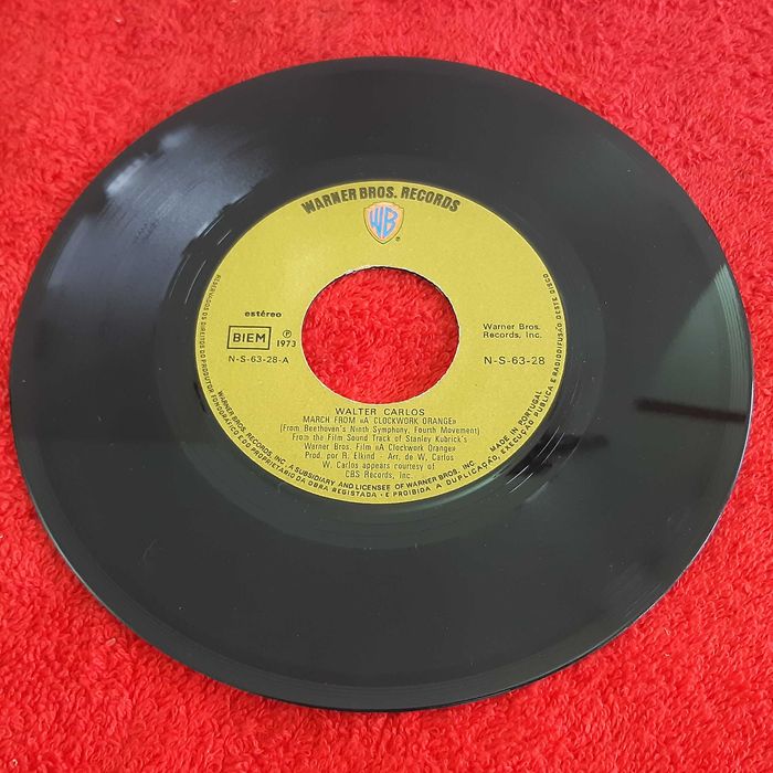 Disco Vinil Single Walter Carlos - A Clockwork Orange
