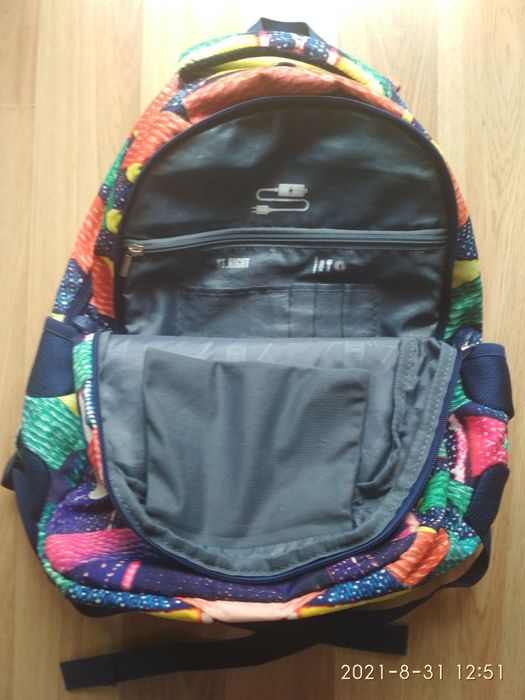 Plecak st.right "sznurówki kolorowe"
