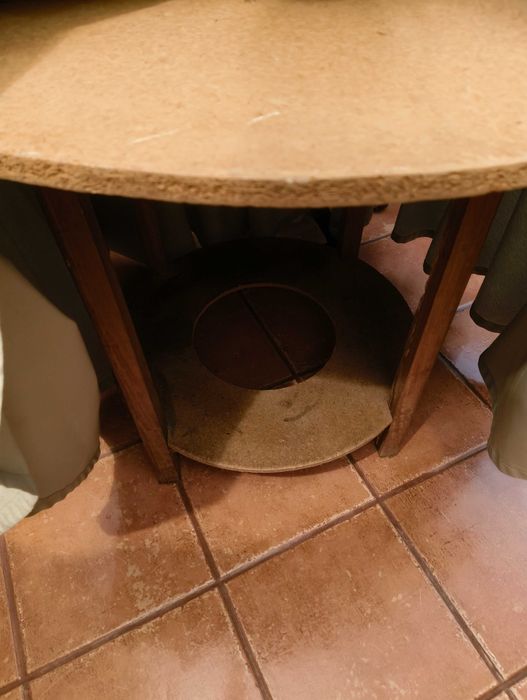 Mesa de camilha c/ acessórios