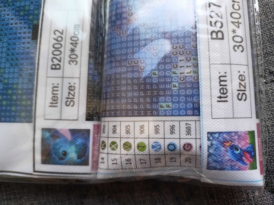 Haft Diamentowy Stitch 30 cm x 40 cm 2 szt