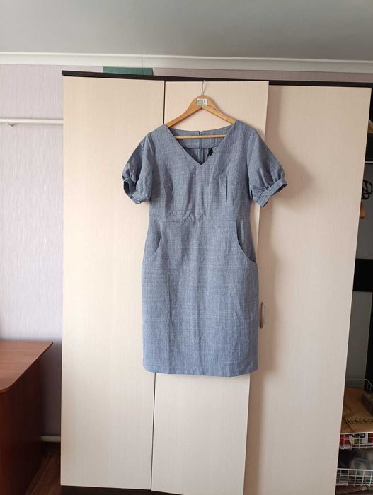 Плаття льон міді р48-50