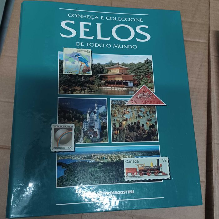 Vendo coleção de selos antigos de vários países