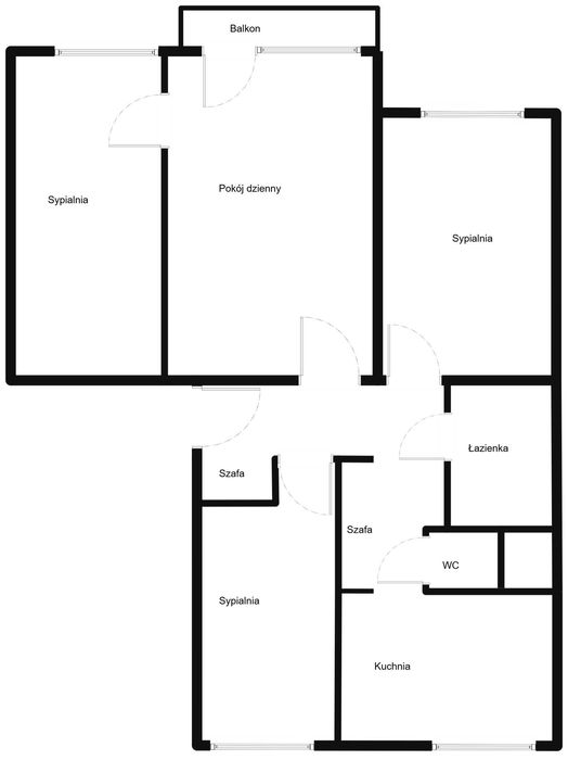 4 pokoje, osobna kuchnia — wygodne po remoncie | 58 m²