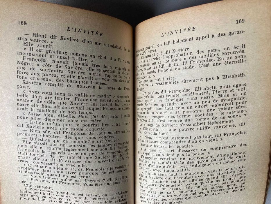 L'invitée, de Simone de Beauvoir