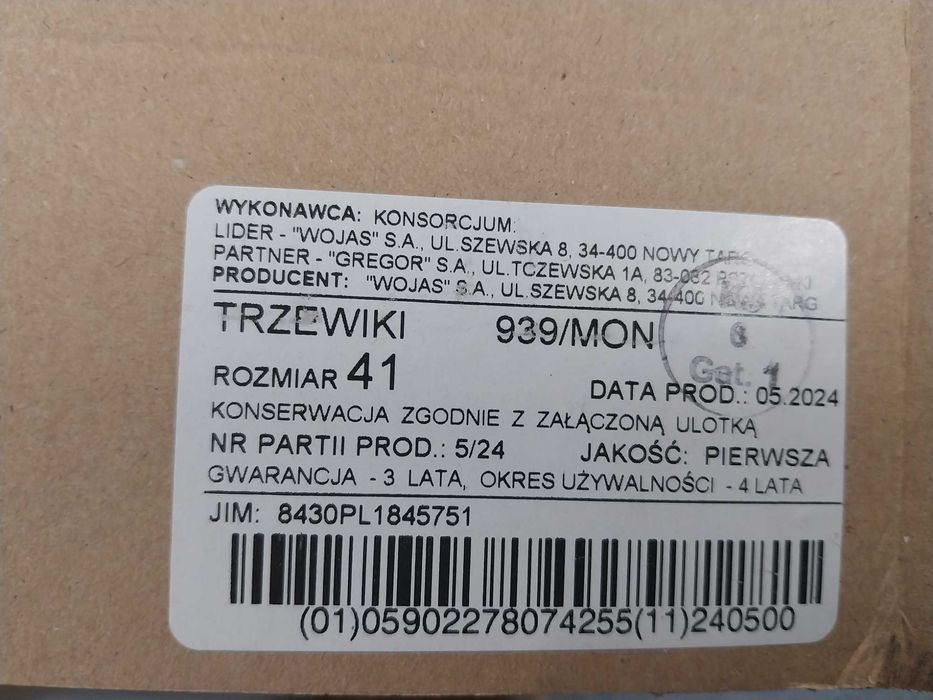 Buty wojskowe letnie rozm 41