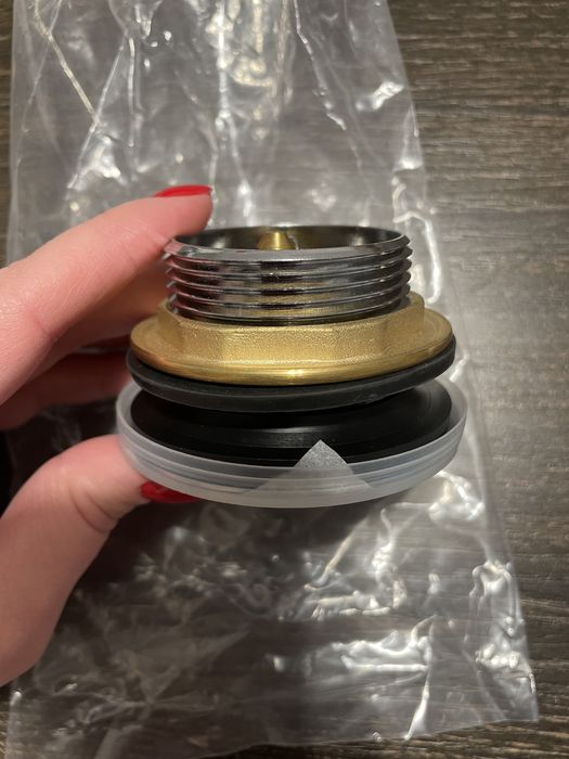 Korek click-clack do brodzika/wanny chrom okrągły G11/2”