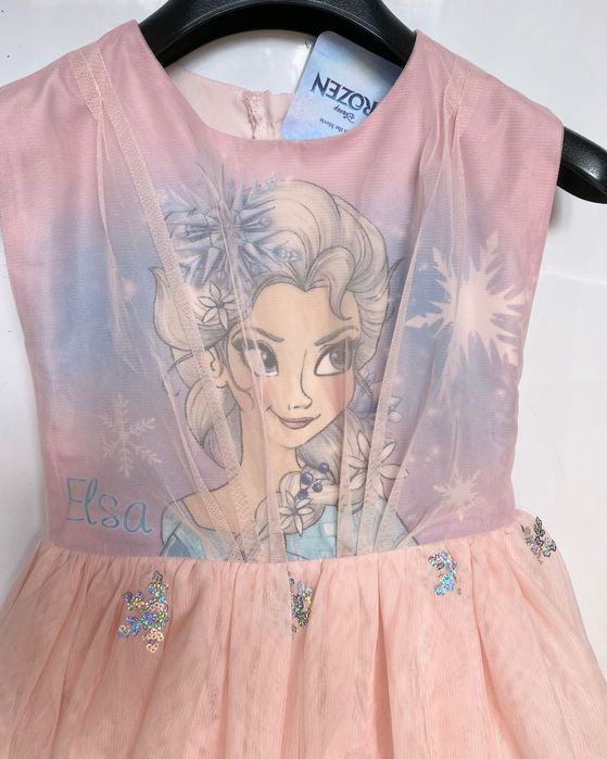 Elza, Elsa, Frozen, Kraina Lodu sukienka NOWA rozmiar 116 bliźniaczki