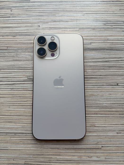 Iphone 13 pro max stan idealny 256gb zloty gold etui