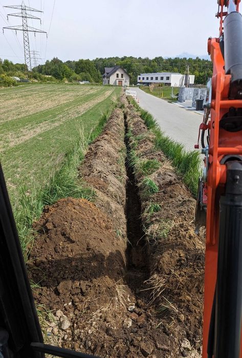 Usługi mini koparką/roboty ziemne