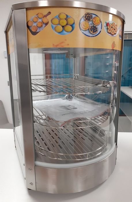 Vitrine Expositora Aquecida com Vidro Curvo *NOVO*