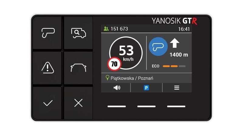 YANOSIK GTR z łądowarką legalny Antyradar 1rok abonamen