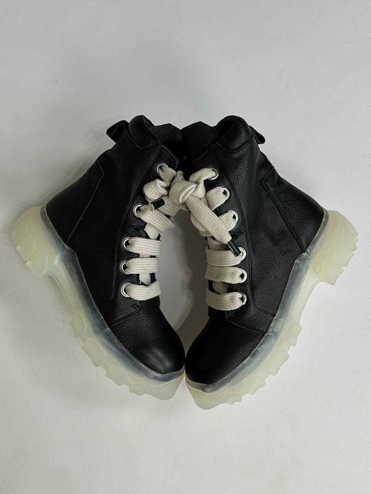 Rick Owens Bozo Tractor Jumbo Lace Boots ботинки черные lunar DRKSHDW