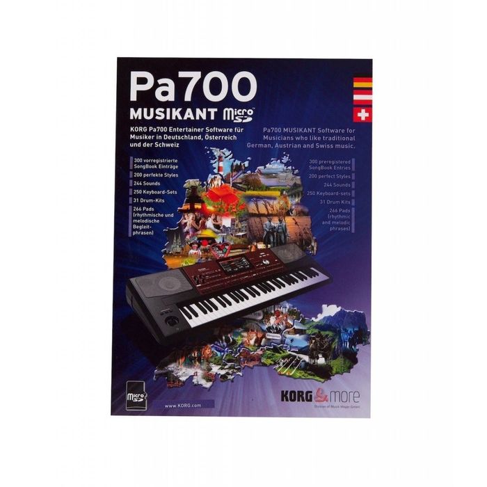 KORG PA700 karta sd pakiet styli Musikant