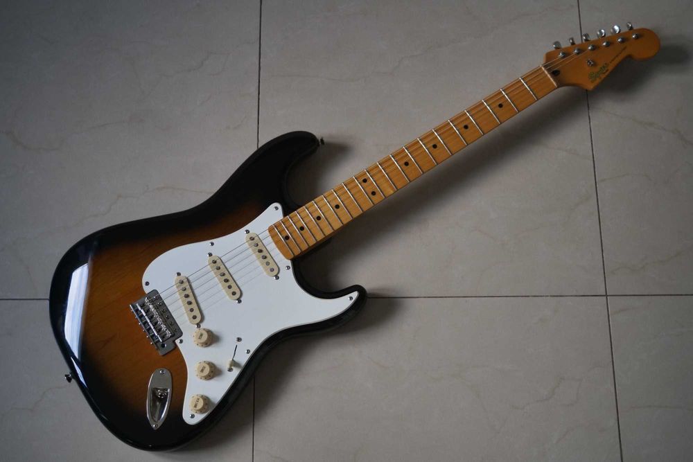 Gitara Squier Classic Vibe Stratocaster 50s CHINA + Fender Tex Mex + Gotoh