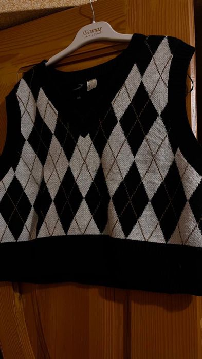 Топ H&M в клітинку