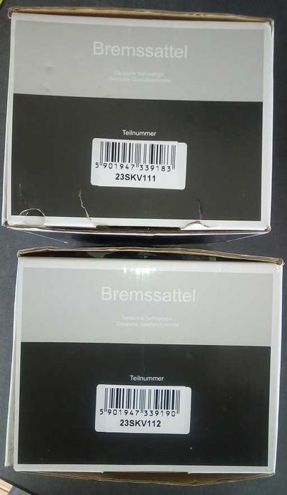 Pinça de travão nova VW/AUDI, eixo dianteiro, lado esquerdo + direito