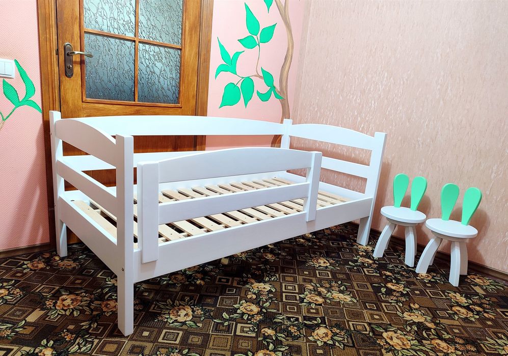 В наличии 10.03.2026 Детская кроватка с ольхи 160х80. Подростковая