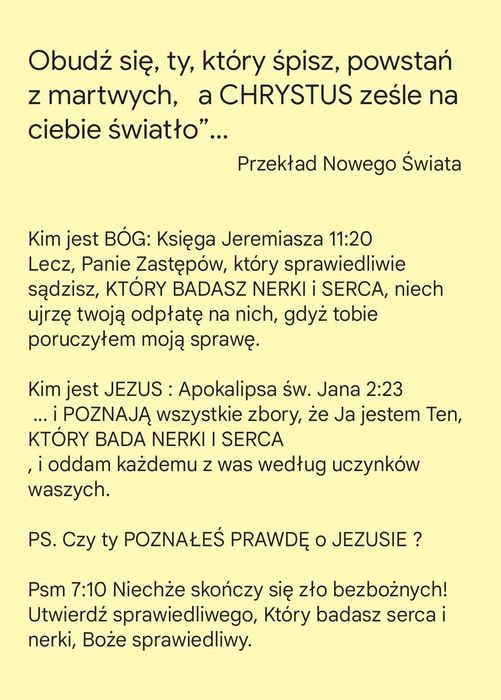 Biblia - PISMO ŚWIĘTE - bezpieczna przyszłość, poznaj Prawdę