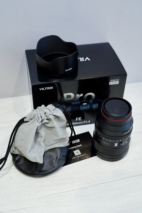 Обʼєктив Viltrox AF 50mm F1.4 Pro для Sony E-Mount.