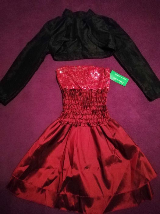 Sukienka z bolerkiem