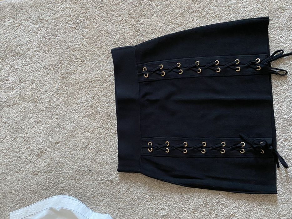Spodniczka zara knit czarna 36 s
