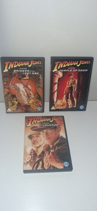Conjunto 3 FIilmes DVD'S Indiana Jones