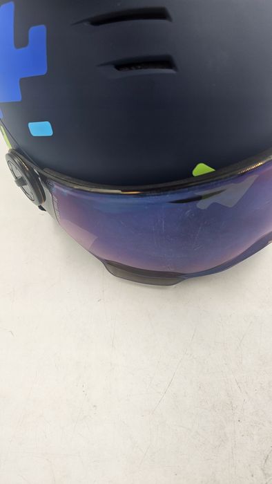 outlet kask narciarski dziecięcy uvex rocket jr visor s 51-55cm matowy