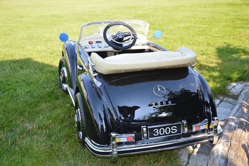 BAWIBUS.PL Auto samochód na akumulator Mercedes Benz 300S Retro autko