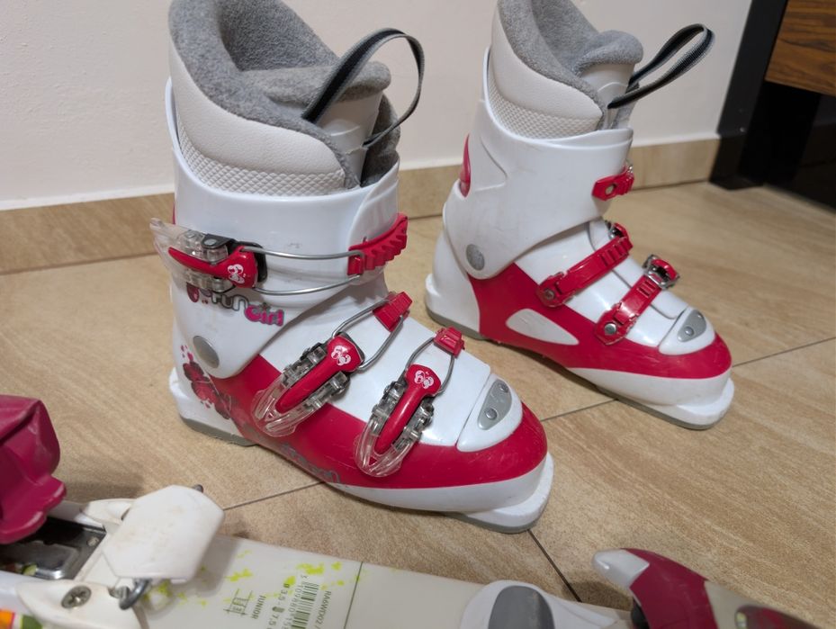 Komplet narty buty Rossignol buty 21.5 cm (r.34) narty 100cm